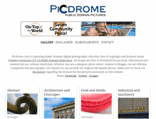 Tablet Screenshot of picdrome.com